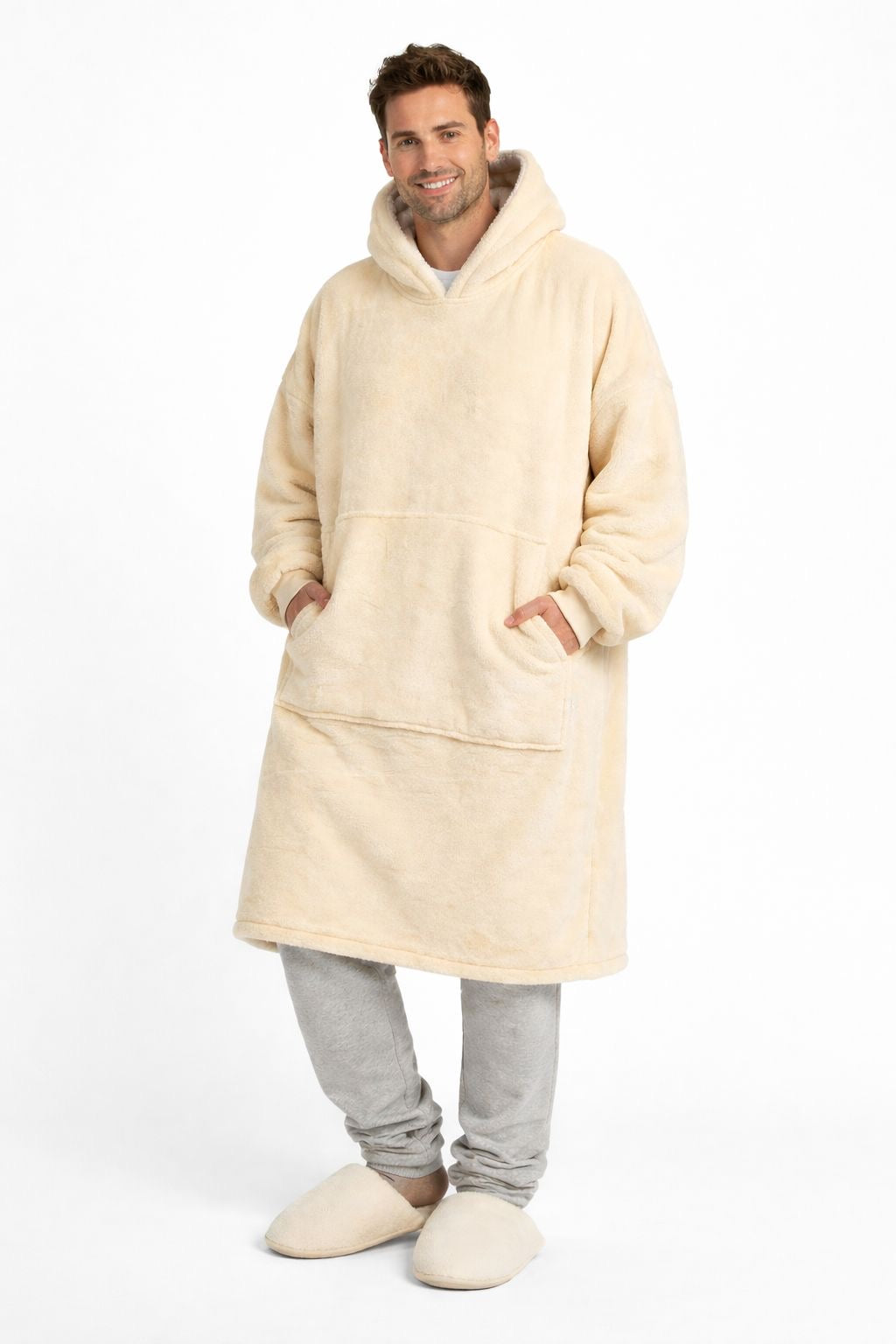 Winterhugs Buttercream Wearable Blanket