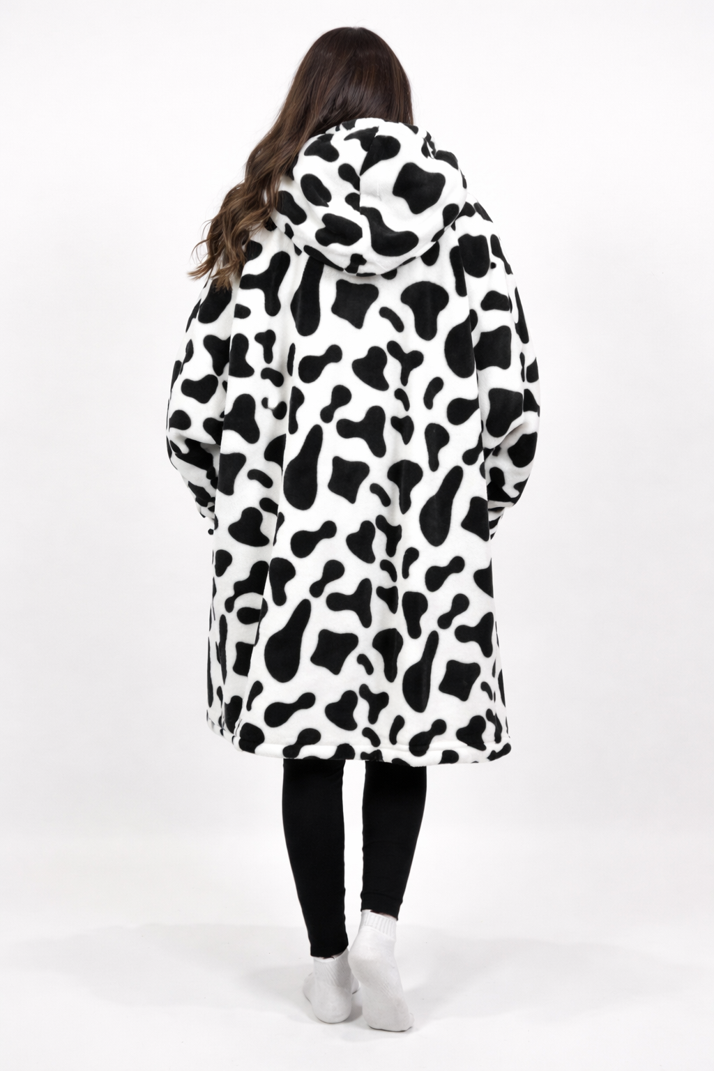 Winterhugs CowPrint Cozy Hoodie